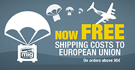 Free Shipping to European Union